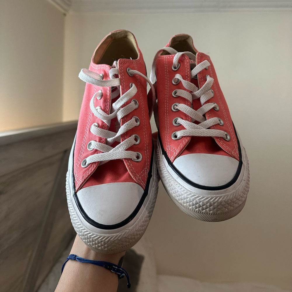 Converse Pink and White Women's Sneakers